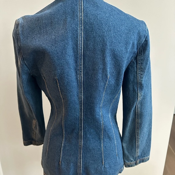 IB Diffusion Vintage Jean Blazer Jacket size 6 - Picture 3 of 5